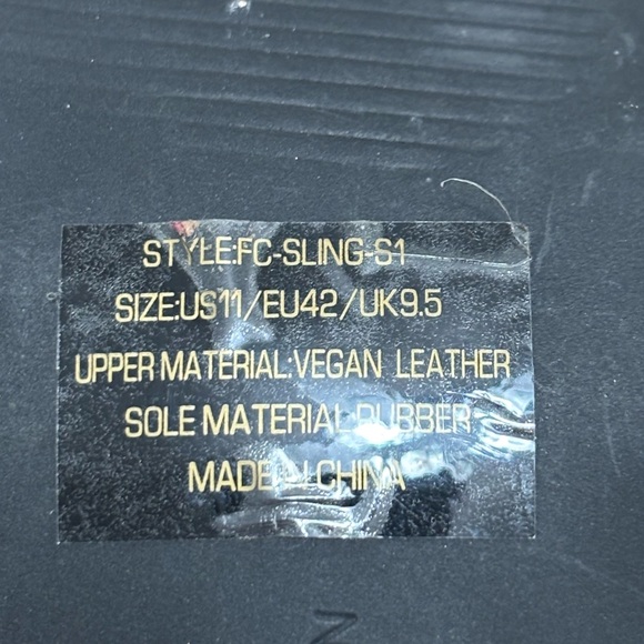 French Connection Elegant Black Slingback Heels 👠 Size 11 - Picture 5 of 5